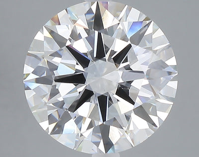 5.04 carat round lab grown diamond E color VVS2 clarity