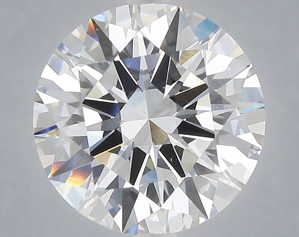 5.01 carat round lab grown diamond E color VS1 clarity