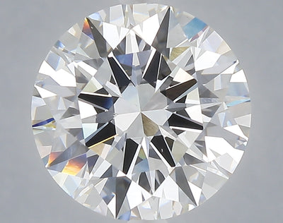 5.01 carat round lab grown diamond E color VS1 clarity
