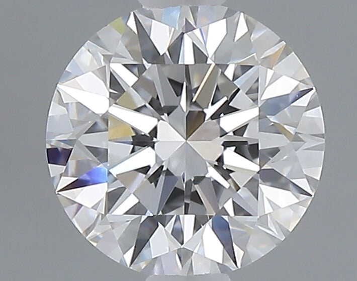 1.08 carat round lab grown diamond D color VVS2 clarity