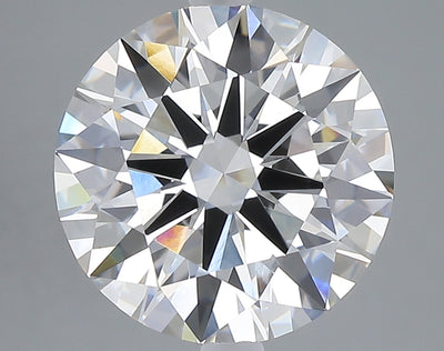 5.01 carat round lab grown diamond E color VS1 clarity