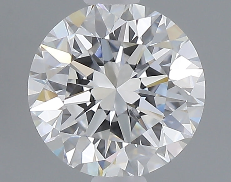 1.07 carat round lab grown diamond D color VVS2 clarity