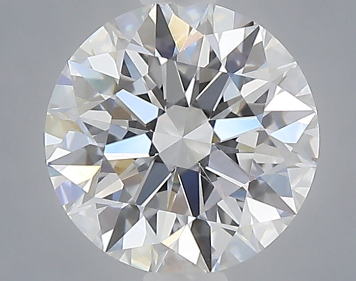 1.01 carat round lab grown diamond D color VVS2 clarity