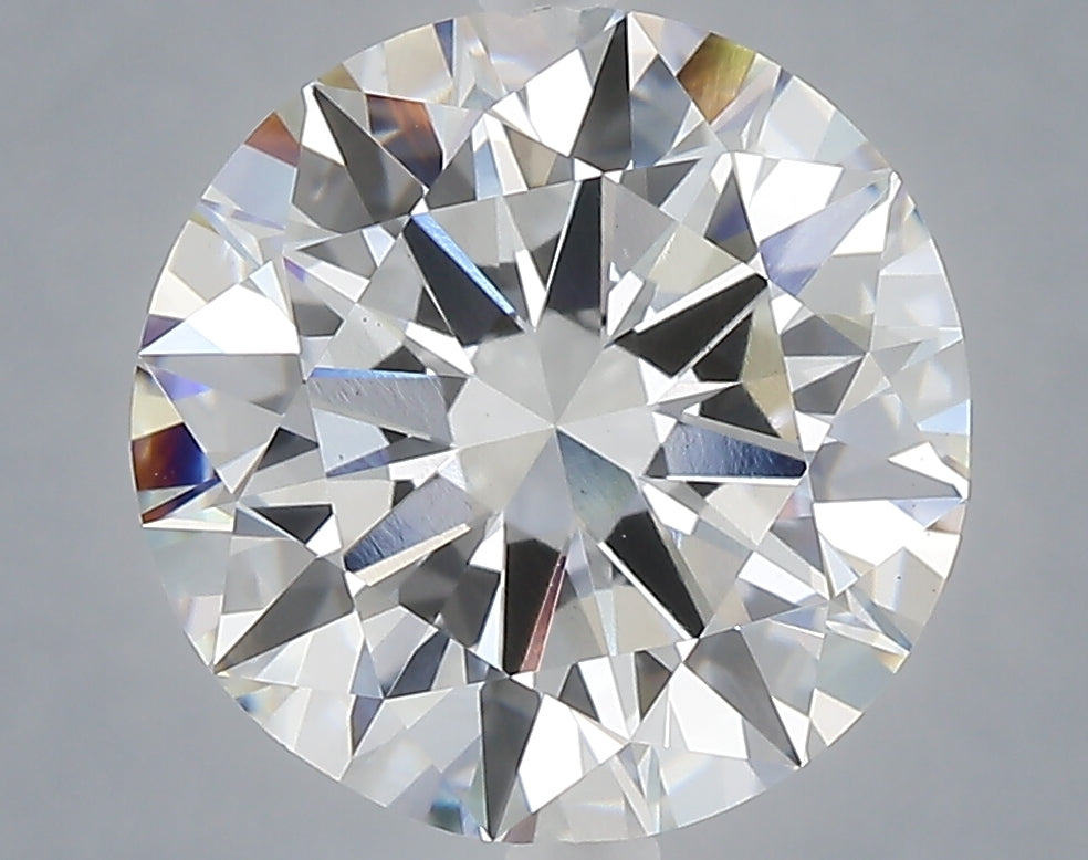 5.00 carat round lab grown diamond E color VS1 clarity