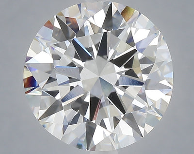 5.00 carat round lab grown diamond E color VS1 clarity