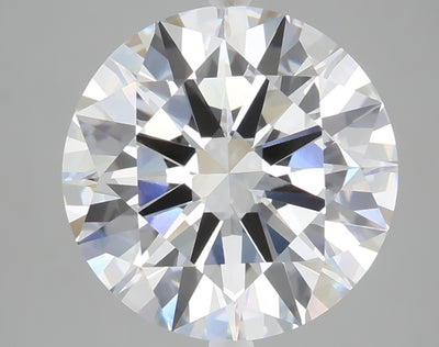 5.03 carat round lab grown diamond E color VVS2 clarity