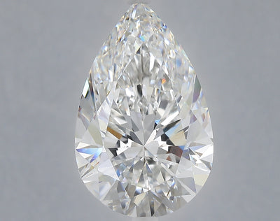 7.52 carat pear lab grown diamond E color VVS2 clarity