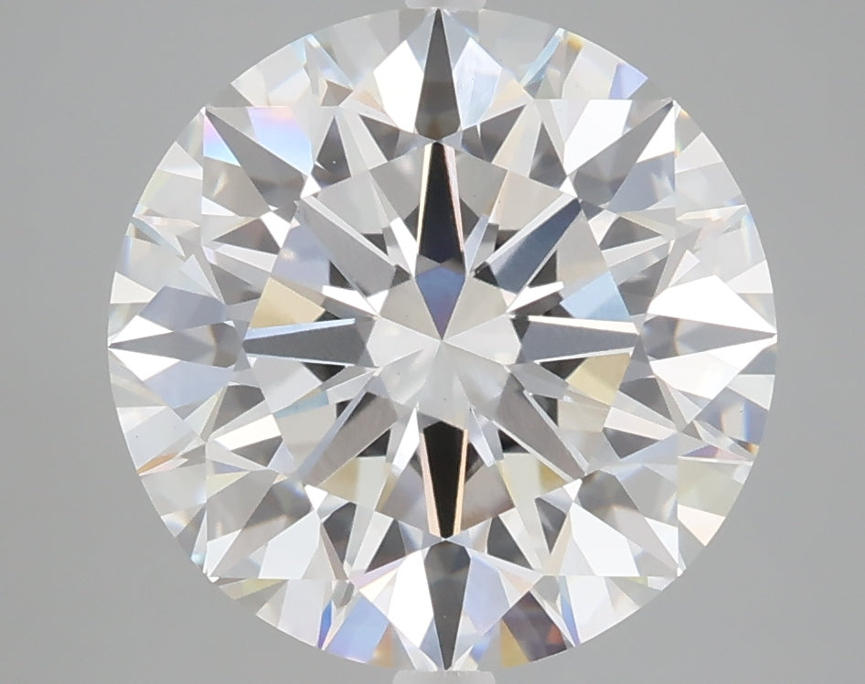 5.10 carat round lab grown diamond E color VVS2 clarity