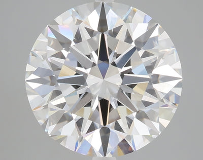 5.10 carat round lab grown diamond E color VVS2 clarity
