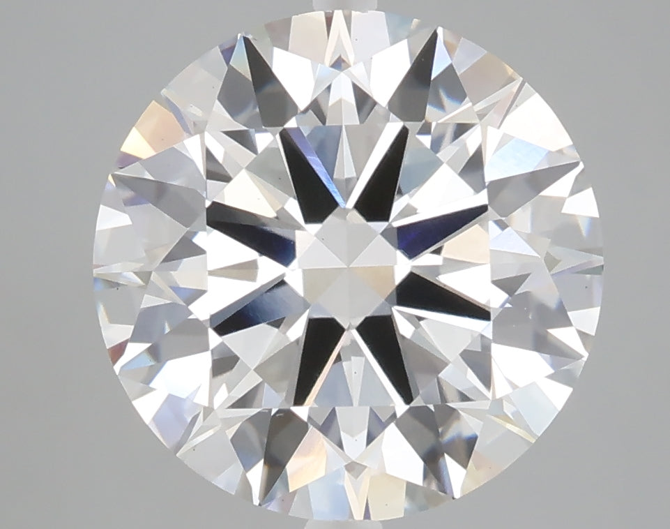 5.08 carat round lab grown diamond E color VS1 clarity