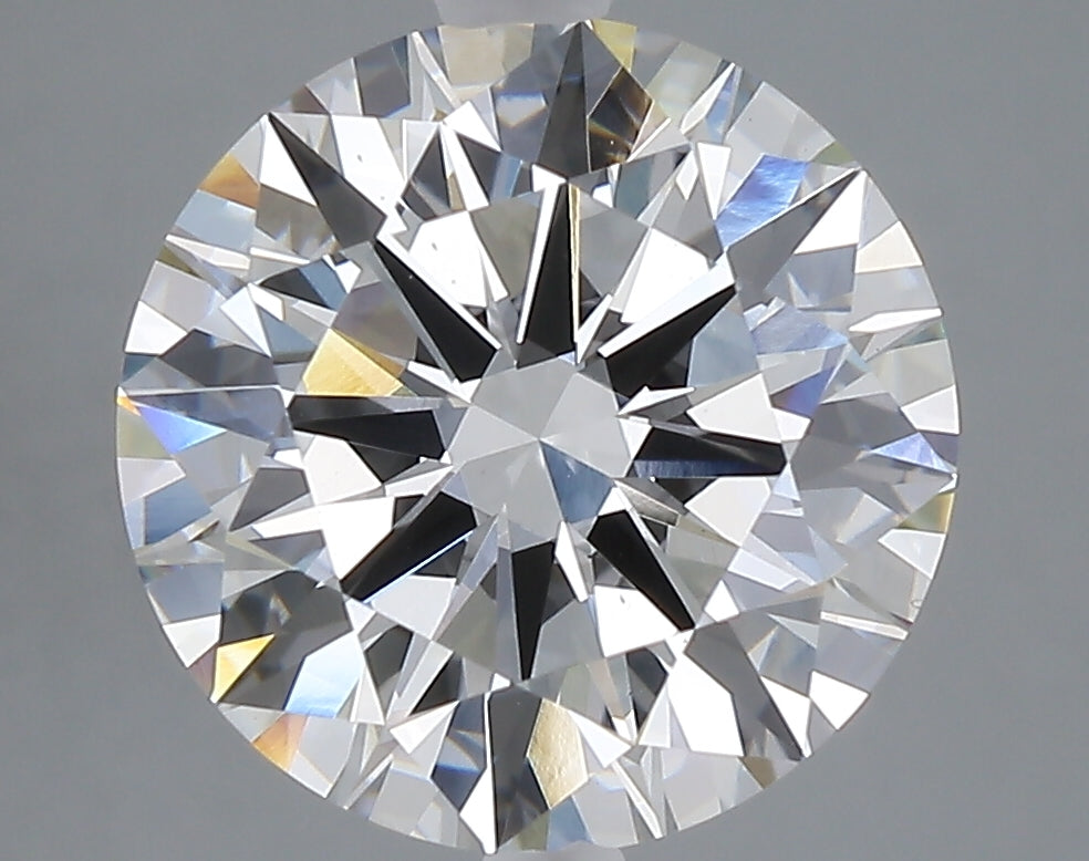 5.03 carat round lab grown diamond F color VS1 clarity