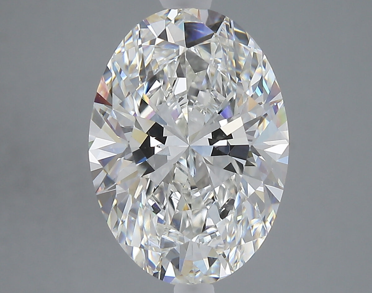 4.51 carat oval lab grown diamond F color VS1 clarity