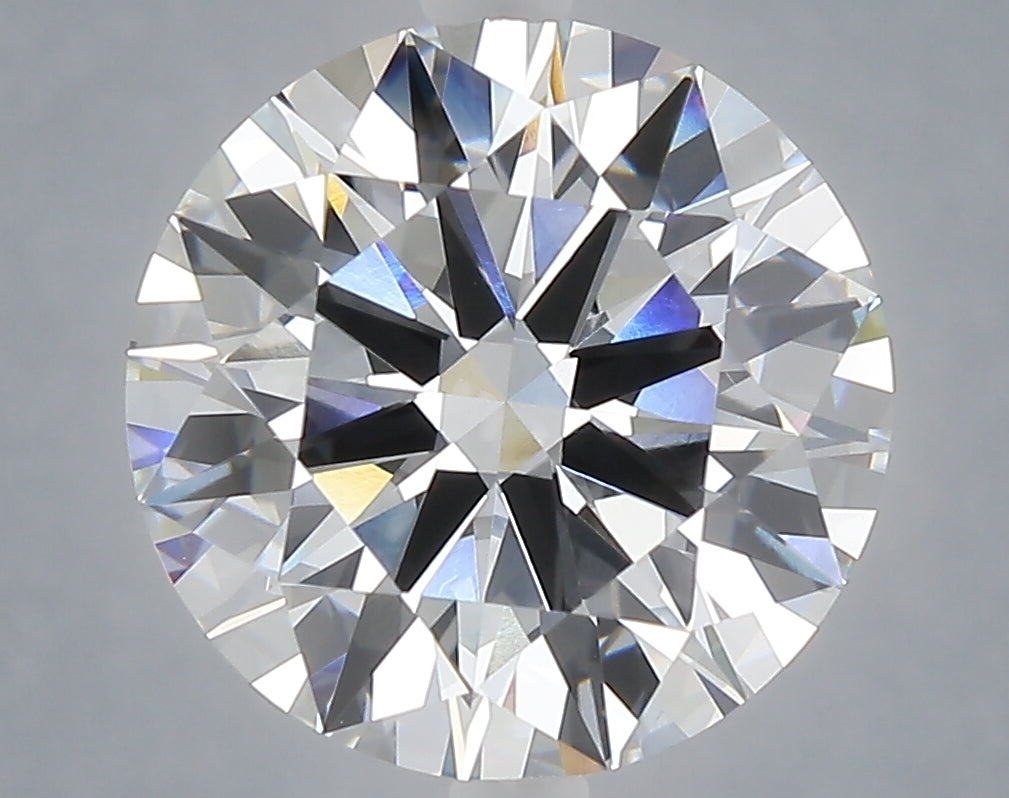 5.09 carat round lab grown diamond E color VVS2 clarity