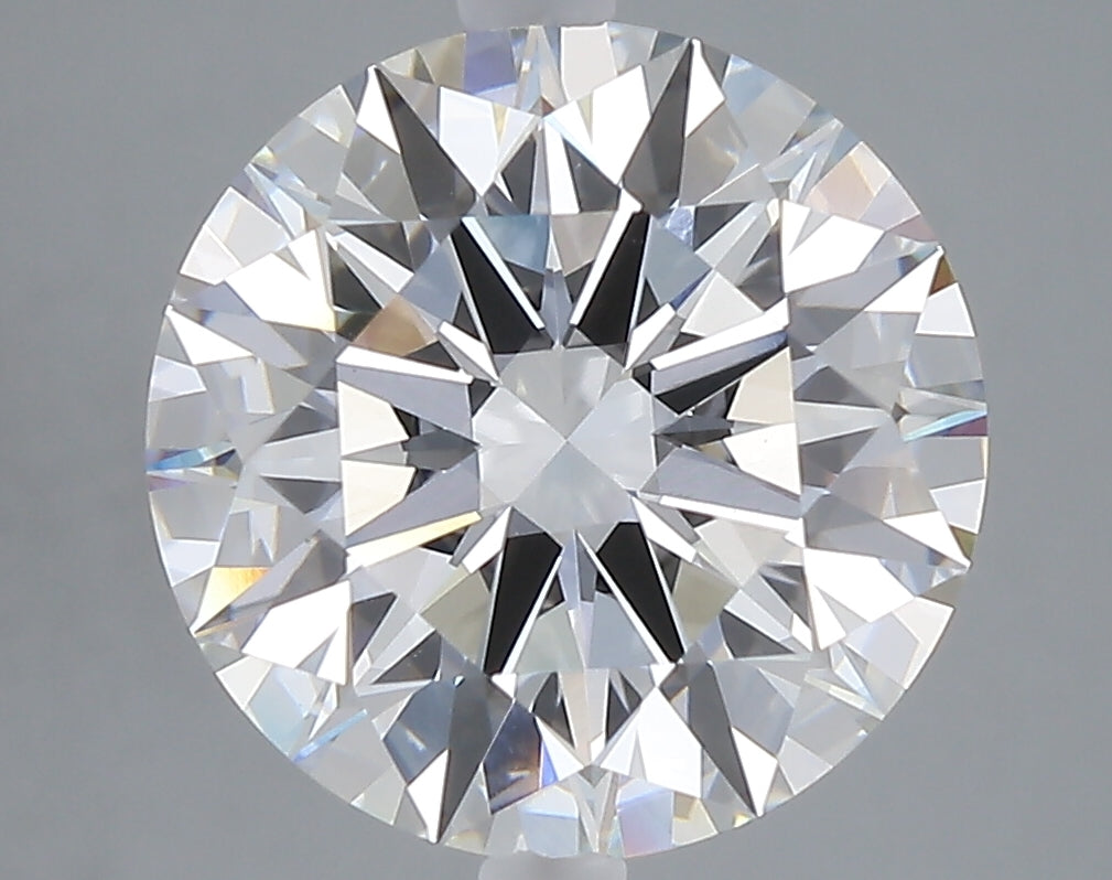 5.06 carat round lab grown diamond E color VS1 clarity