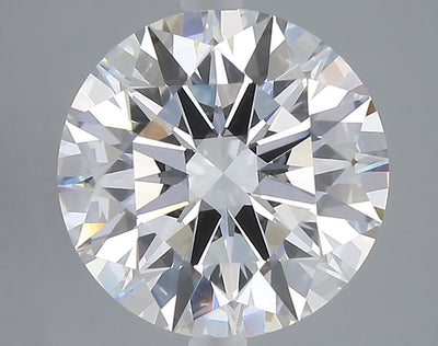 5.06 carat round lab grown diamond E color VS1 clarity