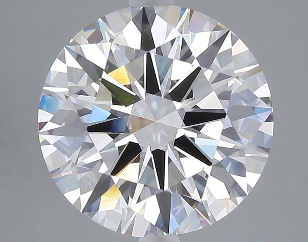 5.03 carat round lab grown diamond E color VVS2 clarity