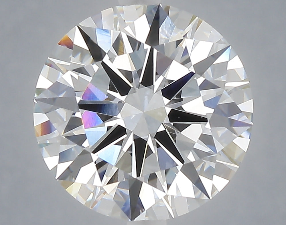 5.10 carat round lab grown diamond E color VVS2 clarity