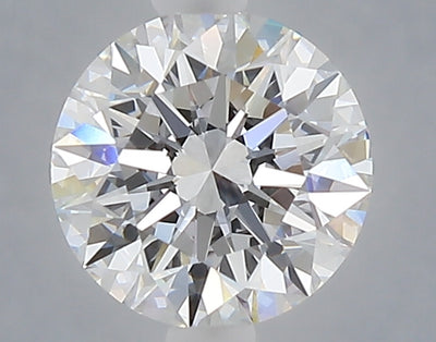 1.53 carat round lab grown diamond D color VVS2 clarity