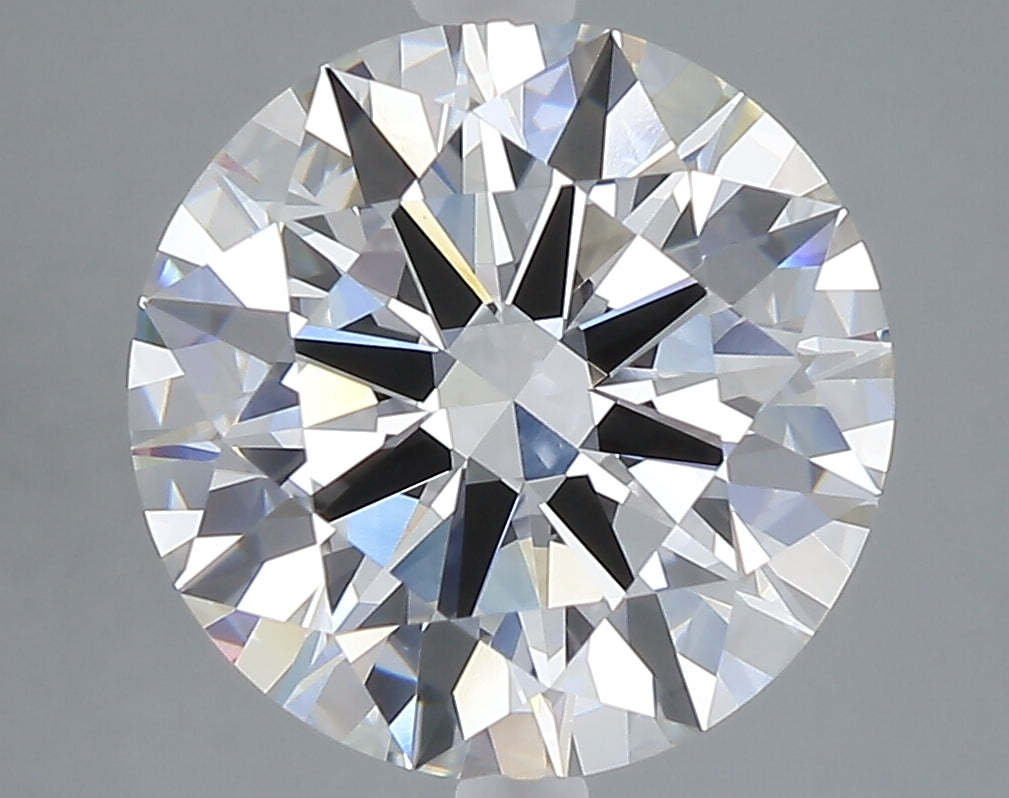5.02 carat round lab grown diamond E color VVS2 clarity
