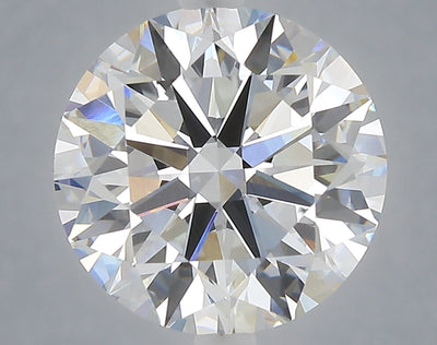 5.00 carat round lab grown diamond E color VVS2 clarity