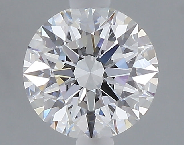 1.22 carat round lab grown diamond D color VVS2 clarity