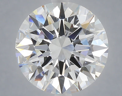 5.03 carat round lab grown diamond E color VVS2 clarity