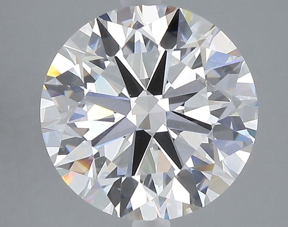 5.00 carat round lab grown diamond E color VVS2 clarity