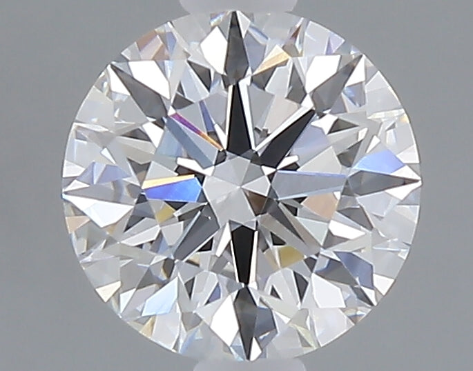 1.03 carat round lab grown diamond D color VVS2 clarity