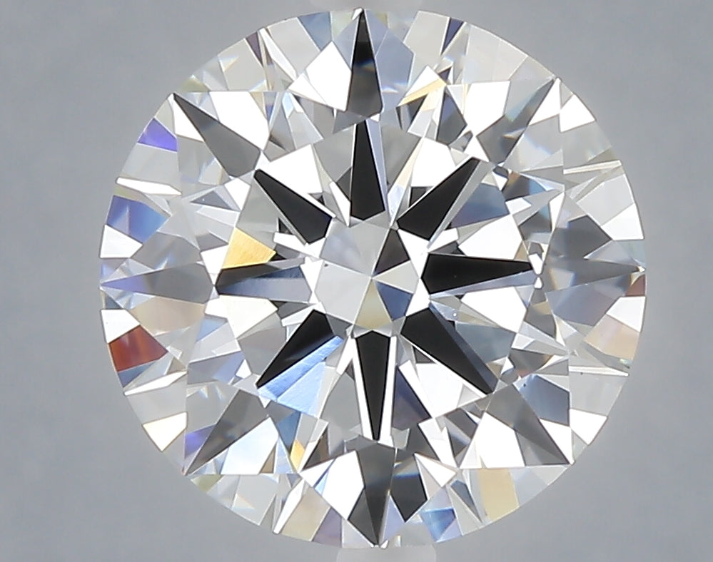 5.01 carat round lab grown diamond E color VS1 clarity