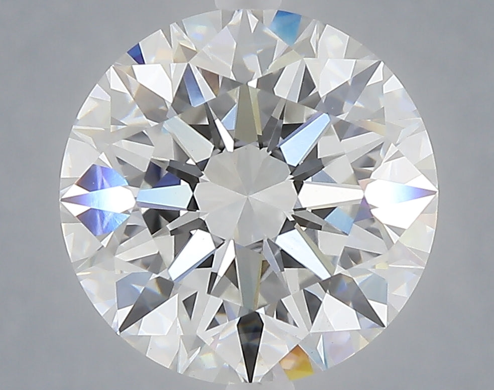 5.07 carat round lab grown diamond E color VVS2 clarity