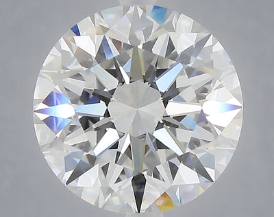 5.07 carat round lab grown diamond E color VVS2 clarity