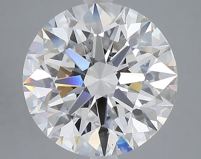 5.04 carat round lab grown diamond E color VS1 clarity