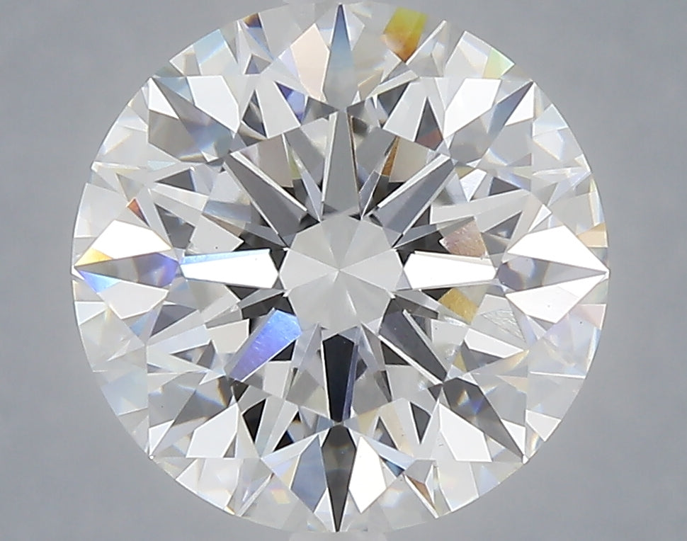 5.09 carat round lab grown diamond E color VS1 clarity