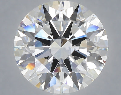 5.09 carat round lab grown diamond E color VS1 clarity