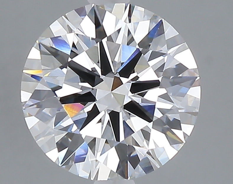 2.50 carat round lab grown diamond D color VVS2 clarity
