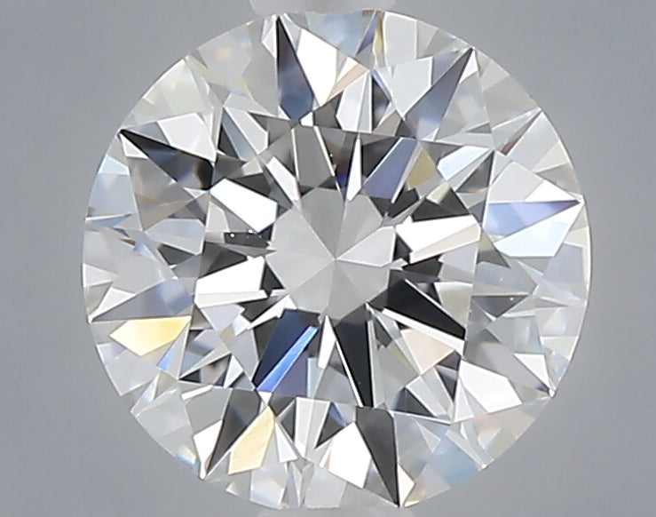 1.01 carat round lab grown diamond D color VVS2 clarity