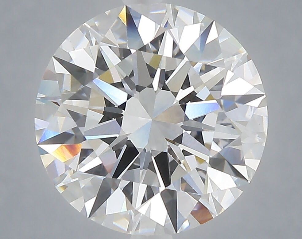 5.02 carat round lab grown diamond E color VS1 clarity