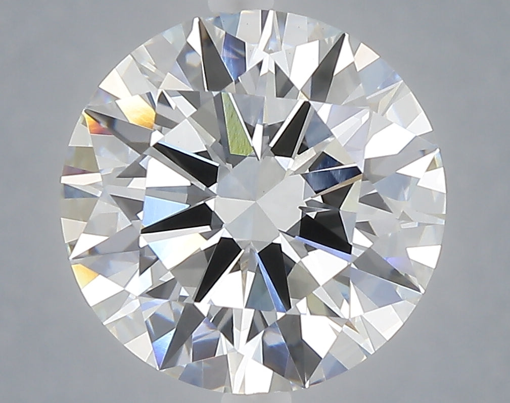 5.00 carat round lab grown diamond E color VVS2 clarity