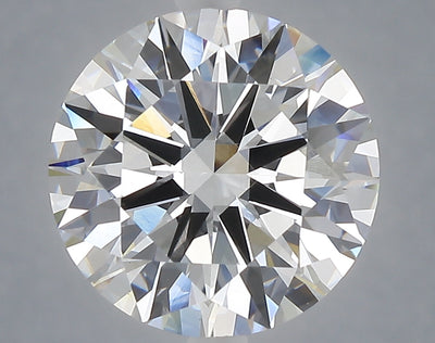 5.05 carat round lab grown diamond E color VS1 clarity