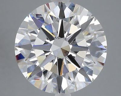 5.00 carat round lab grown diamond F color VVS2 clarity