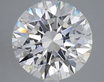 5.07 carat round lab grown diamond E color VVS2 clarity