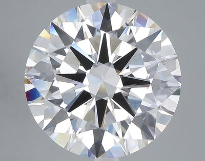 7.01 carat round lab grown diamond E color VS1 clarity