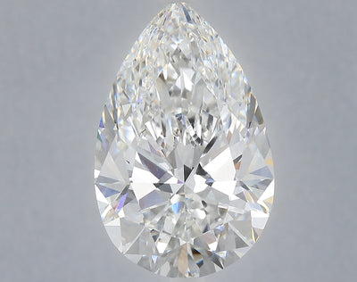 9.29 carat pear lab grown diamond F color VVS2 clarity