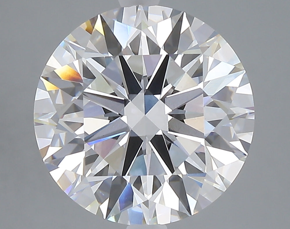 5.07 carat round lab grown diamond E color VVS2 clarity