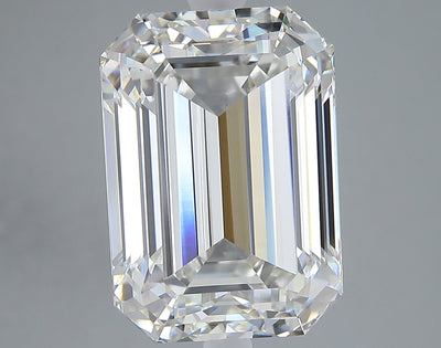 9.25 carat emerald lab grown diamond F color VS1 clarity