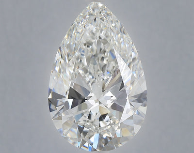 8.10 carat pear lab grown diamond F color VS1 clarity