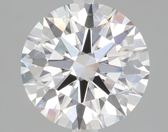 2.06 carat round lab grown diamond F color VS1 clarity