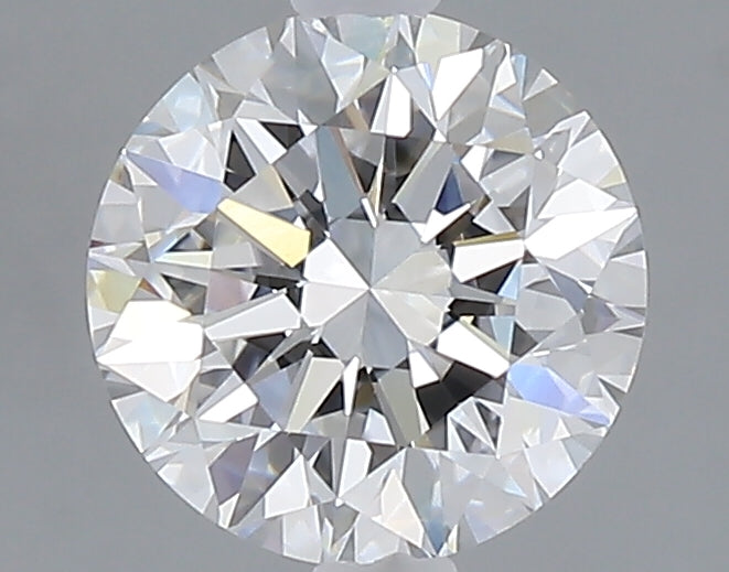 1.55 carat round lab grown diamond E color VVS2 clarity