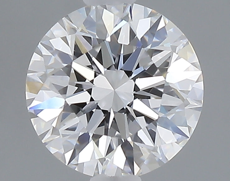 1.08 carat round lab grown diamond D color VVS2 clarity