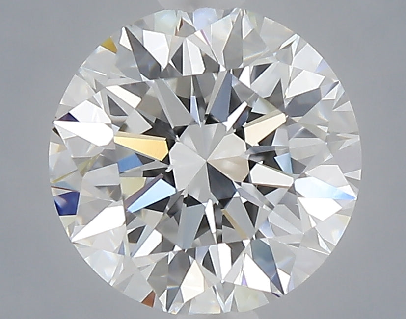 1.53 carat round lab grown diamond E color VVS2 clarity